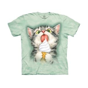 The Mountain - Creamy Cone Kitty Classic Cotton T-Shirt